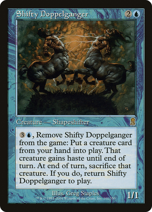 Shifty Doppelganger (ODY-101) [Odyssey] Foil MTG Single Wizards of the Coast