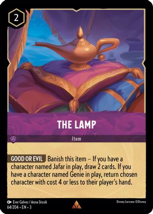 The Lamp (64/204) [Into the Inklands] Lorcana Single Disney