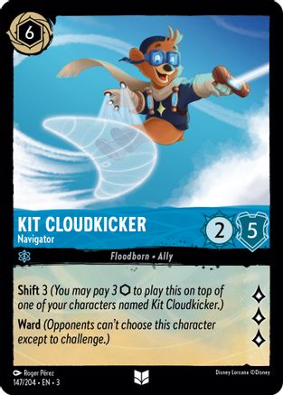 Kit Cloudkicker - Navigator (147/204) [Into the Inklands] Cold Foil Lorcana Single Disney