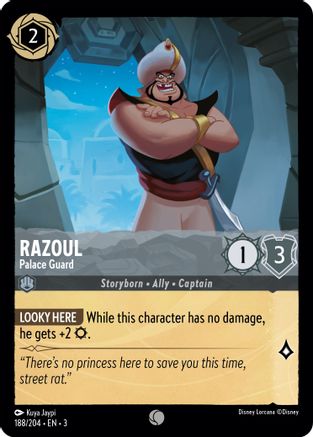 Razoul - Palace Guard (188/204) [Into the Inklands] Lorcana Single Disney