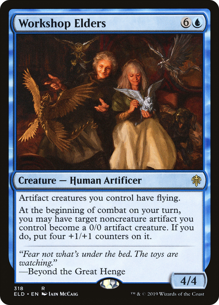 Workshop Elders (ELD-318) [Throne of Eldraine] MTG Single Wizards of the Coast