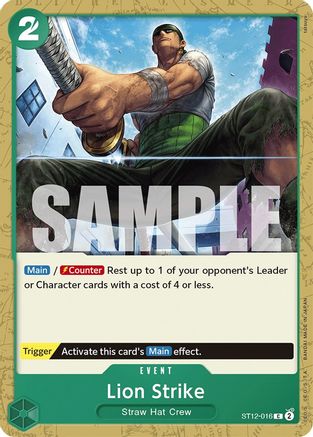 Lion Strike (ST12-016) [Starter Deck 12: Zoro and Sanji] One Piece Single Bandai