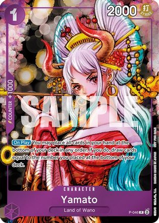 Yamato (Event Pack Vol. 3) (P-046) [One Piece Promotion Cards] Foil One Piece Single Bandai