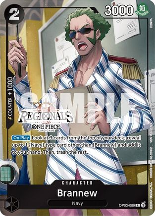 Brannew (Offline Regional 2024) [Participant] (OP03-089) [One Piece Promotion Cards] Foil One Piece Single Bandai