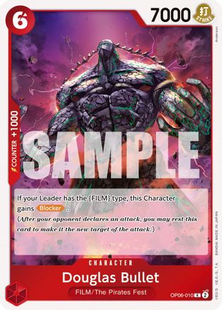 Douglas Bullet (OP06-010) [Wings of the Captain] Foil One Piece Single Bandai