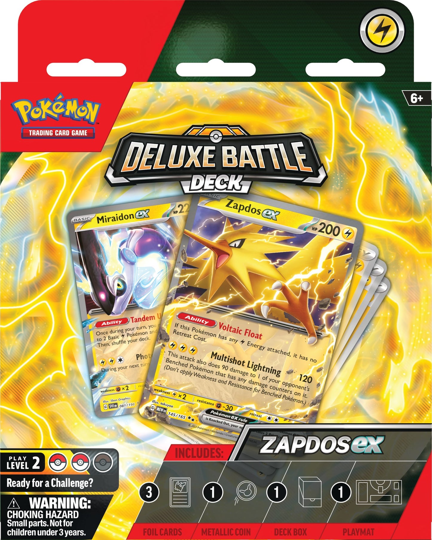 Pokémon Deluxe Battle Deck - Zapdos ex Pokemon Sealed Pokémon   