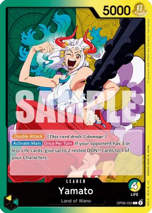 Yamato (OP06-022) [Wings of the Captain] One Piece Single Bandai