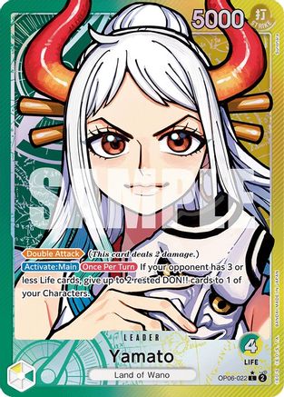 Yamato (Alternate Art) (OP06-022) [Wings of the Captain] Foil One Piece Single Bandai