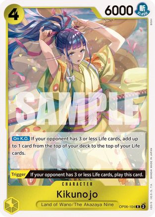 Kikunojo (OP06-104) [Wings of the Captain] Foil One Piece Single Bandai