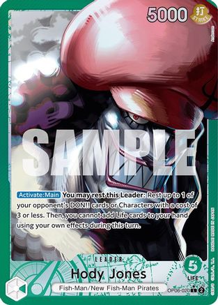Hody Jones (020) (Alternate Art) (OP06-020) [Wings of the Captain] Foil One Piece Single Bandai