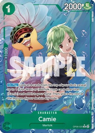 Camie (Alternate Art) (OP06-025) [Wings of the Captain] Foil One Piece Single Bandai