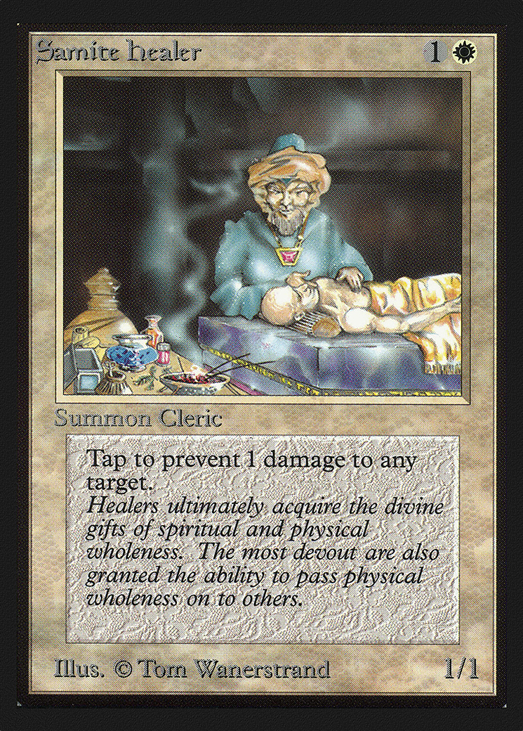 Samite Healer (CED-038) [Collectors' Edition] MTG Single Wizards of the Coast