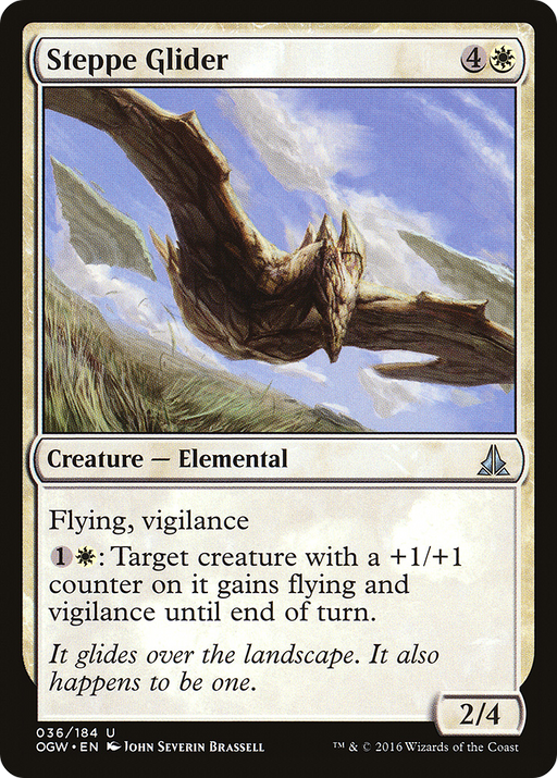 Steppe Glider (OGW-036) [Oath of the Gatewatch] Foil MTG Single Wizards of the Coast