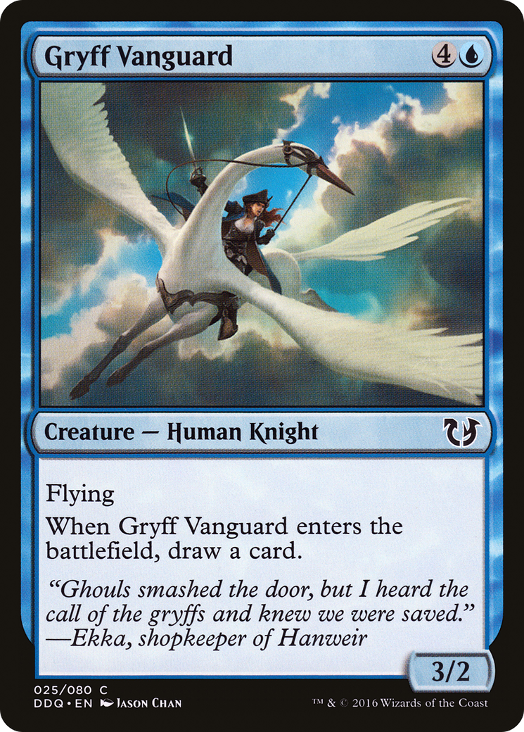 Gryff Vanguard (DDQ-025) [Misc] Duel Decks: Blessed vs. Cursed MTG Single Wizards of the Coast
