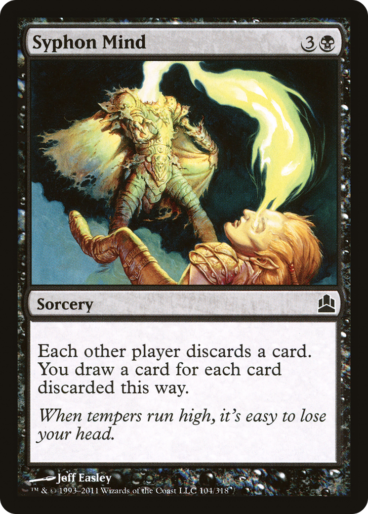 Syphon Mind (CMD-104) [Commander 2011] MTG Single Wizards of the Coast
