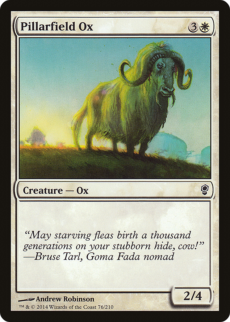 Pillarfield Ox (CNS-076) [Conspiracy] Foil MTG Single Wizards of the Coast