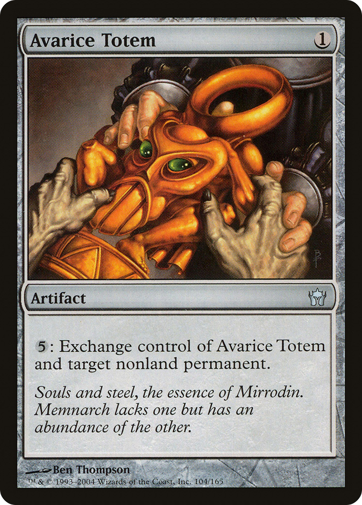 Avarice Totem (5DN-104) [Fifth Dawn] MTG Single Wizards of the Coast