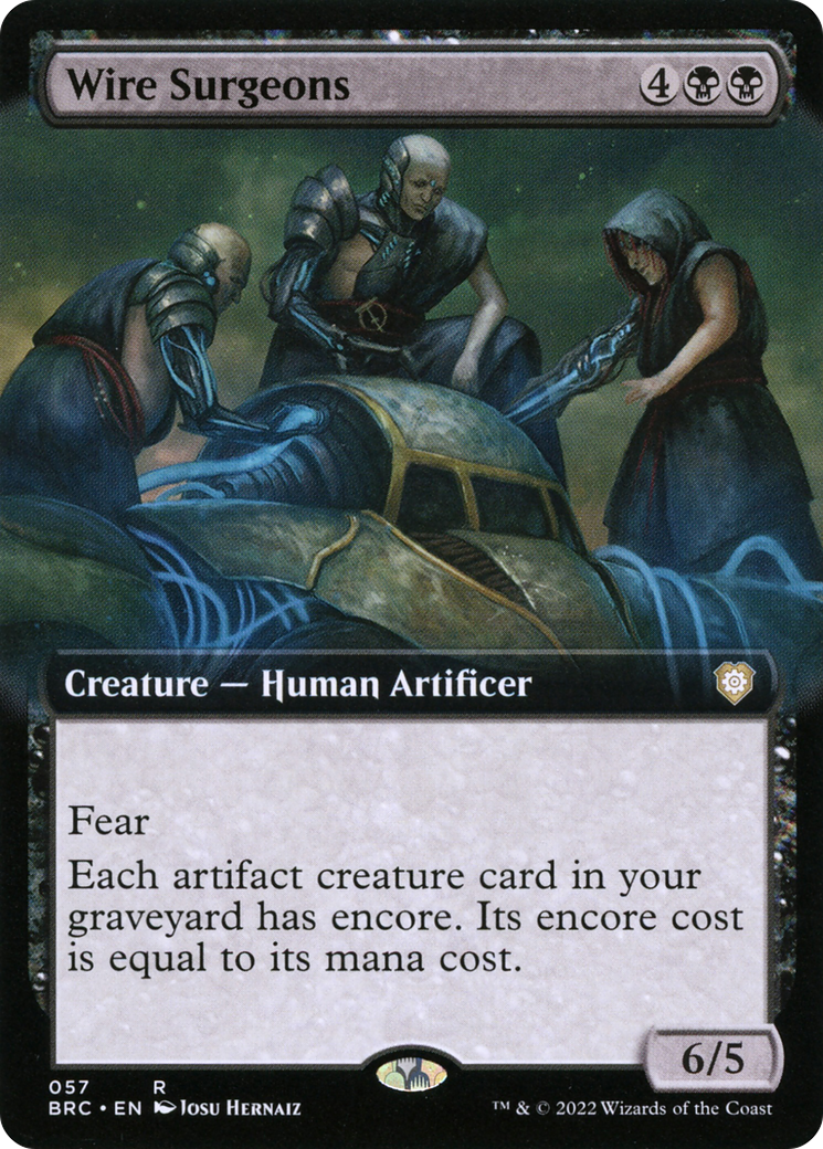 Wire Surgeons (BRC-057) [The Brothers' War Commander] (Extended Art) MTG Single Wizards of the Coast
