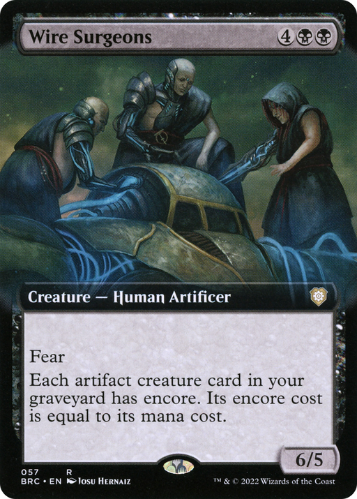 Wire Surgeons (BRC-057) [The Brothers' War Commander] (Extended Art) MTG Single Wizards of the Coast