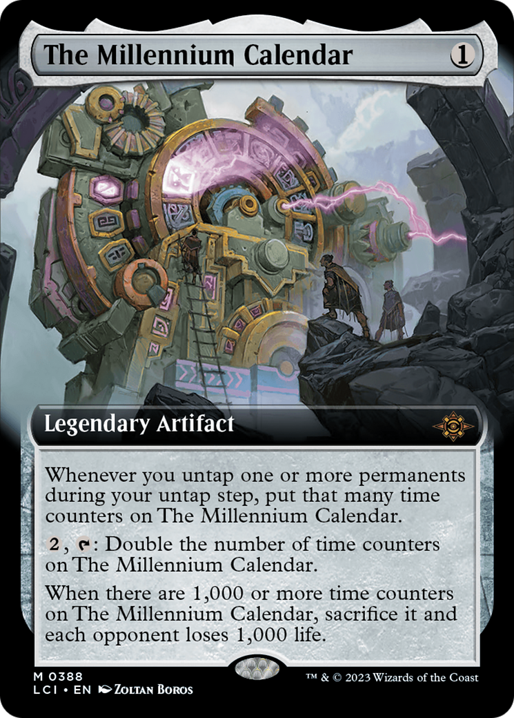 The Millennium Calendar (LCI-388) [The Lost Caverns of Ixalan] (Extended Art) Foil MTG Single Wizards of the Coast