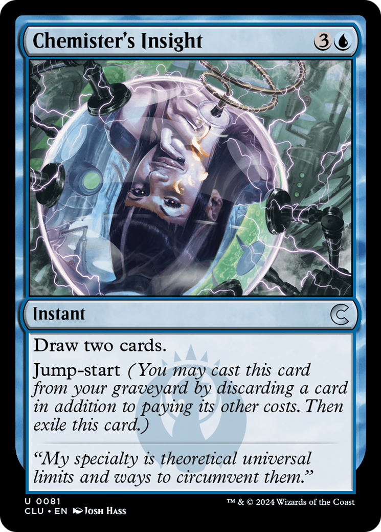 Chemister's Insight (CLU-081) [Ravnica: Clue Edition] MTG Single Wizards of the Coast