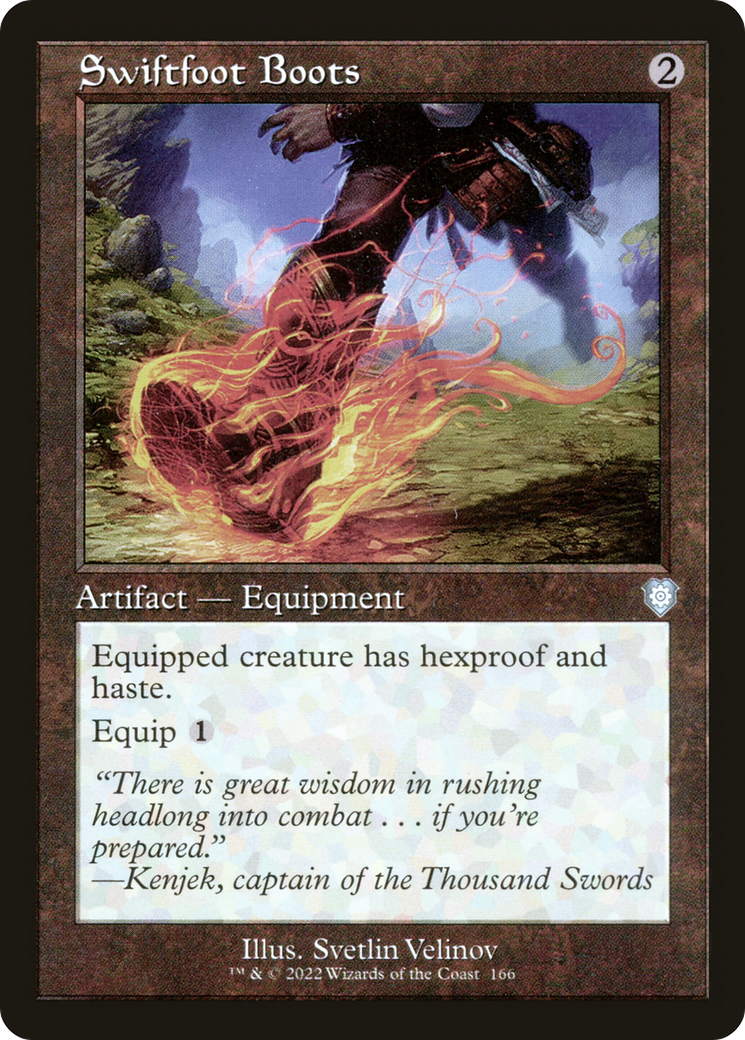 Swiftfoot Boots (BRC-166) [The Brothers' War Commander] MTG Single Wizards of the Coast