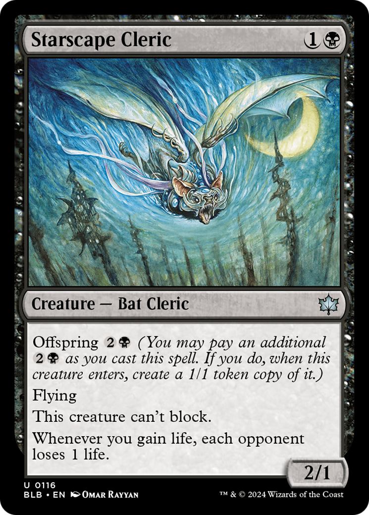 Starscape Cleric (BLB-116) [Bloomburrow] MTG Single Wizards of the Coast