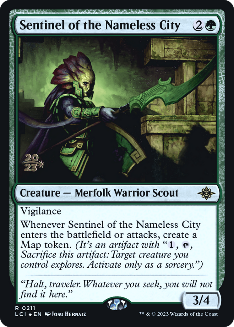 Sentinel of the Nameless City (PRE-211) [The Lost Caverns of Ixalan Promos] Foil MTG Single Wizards of the Coast