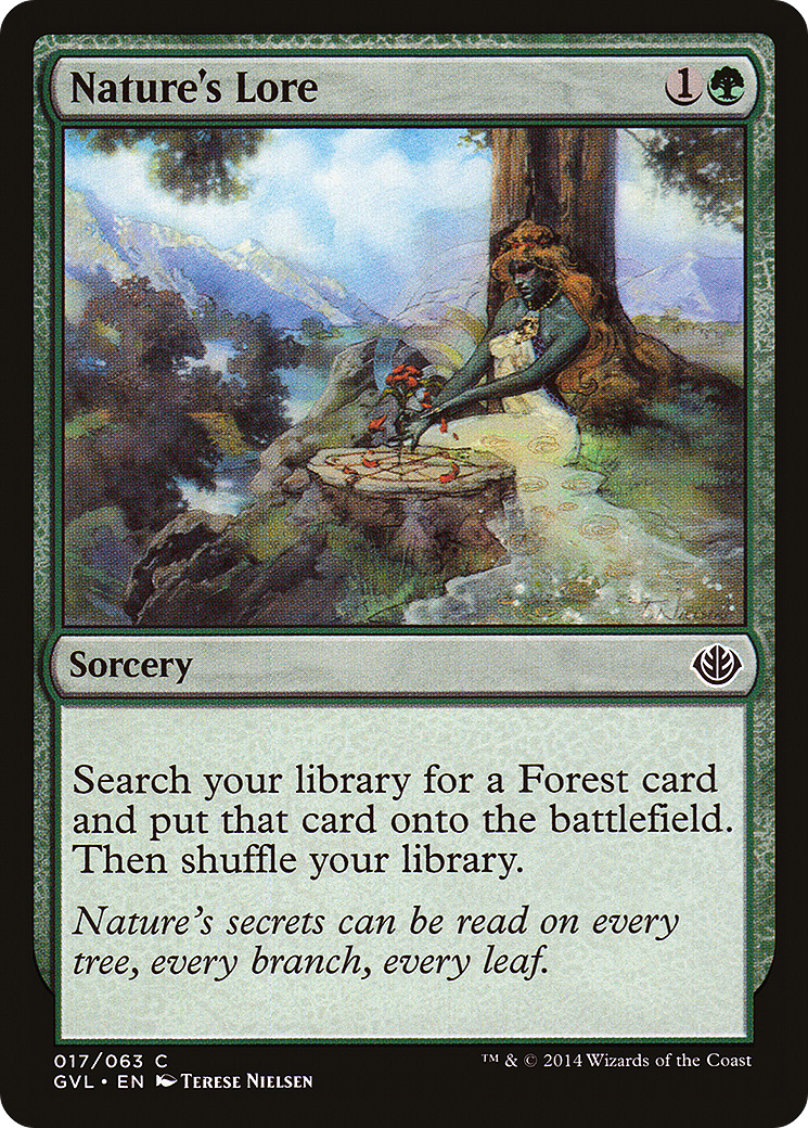 Nature's Lore (DD3-017) [Misc] Duel Decks Anthology: Garruk vs. Liliana MTG Single Wizards of the Coast