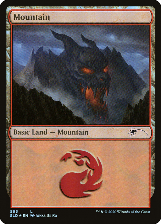 Mountain (SLD-565) [Secret Lair] Drop Foil MTG Single Wizards of the Coast
