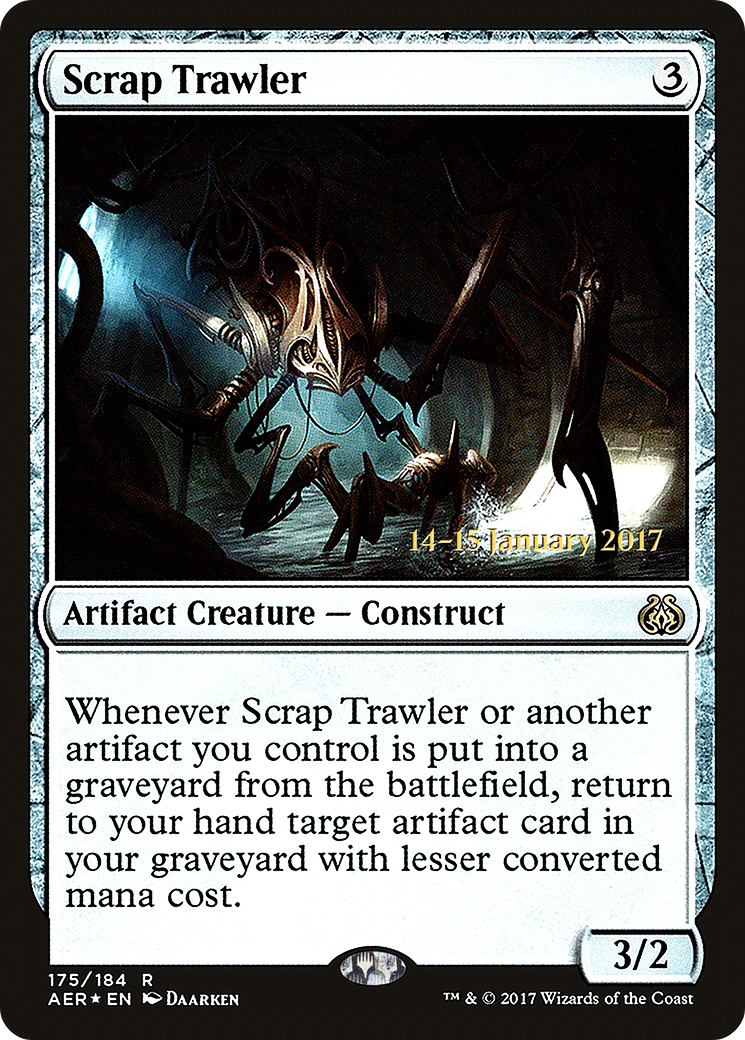 Scrap Trawler (PRE-175) [Aether Revolt Promos] Foil MTG Single Wizards of the Coast