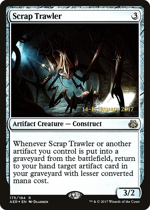 Scrap Trawler (PRE-175) [Aether Revolt Promos] Foil MTG Single Wizards of the Coast