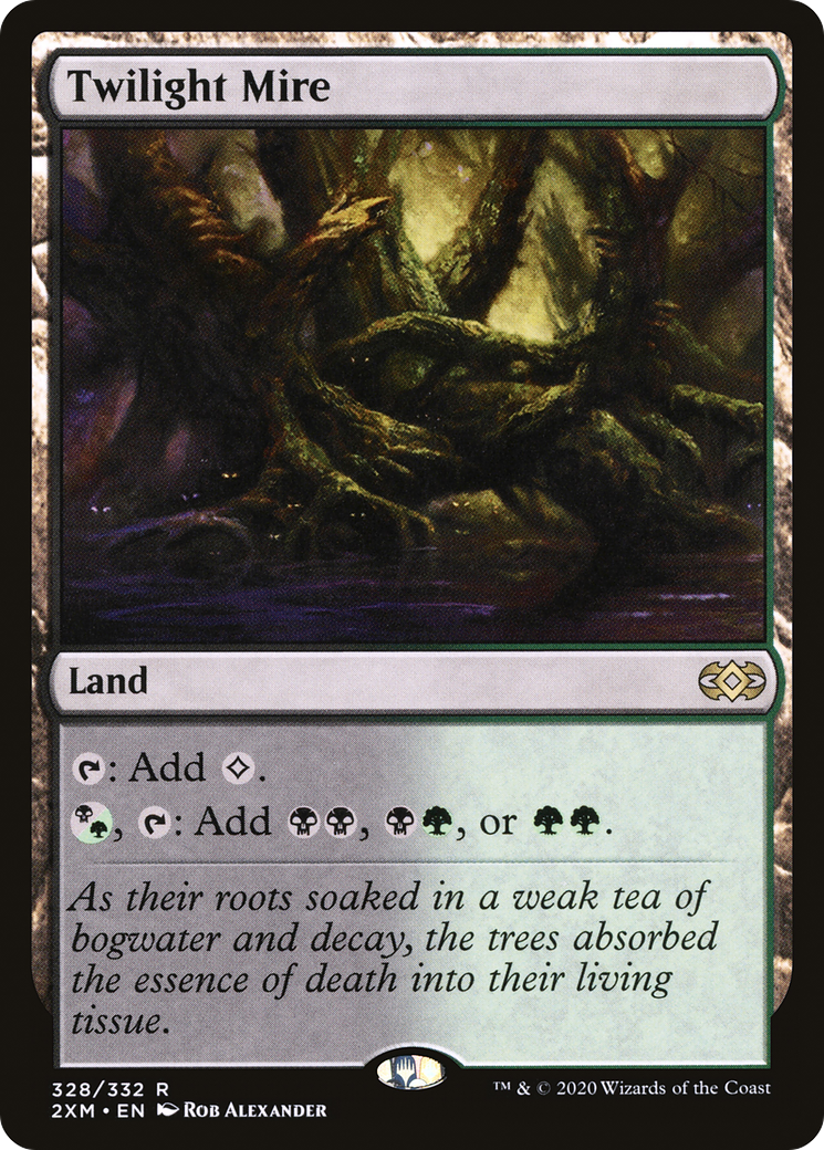 Twilight Mire (2XM-328) [Double Masters] Foil MTG Single Wizards of the Coast