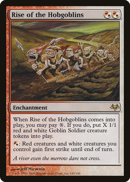 Rise of the Hobgoblins (EVE-145) [Eventide] MTG Single Wizards of the Coast
