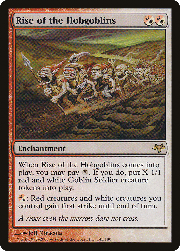 Rise of the Hobgoblins (EVE-145) [Eventide] Foil MTG Single Wizards of the Coast