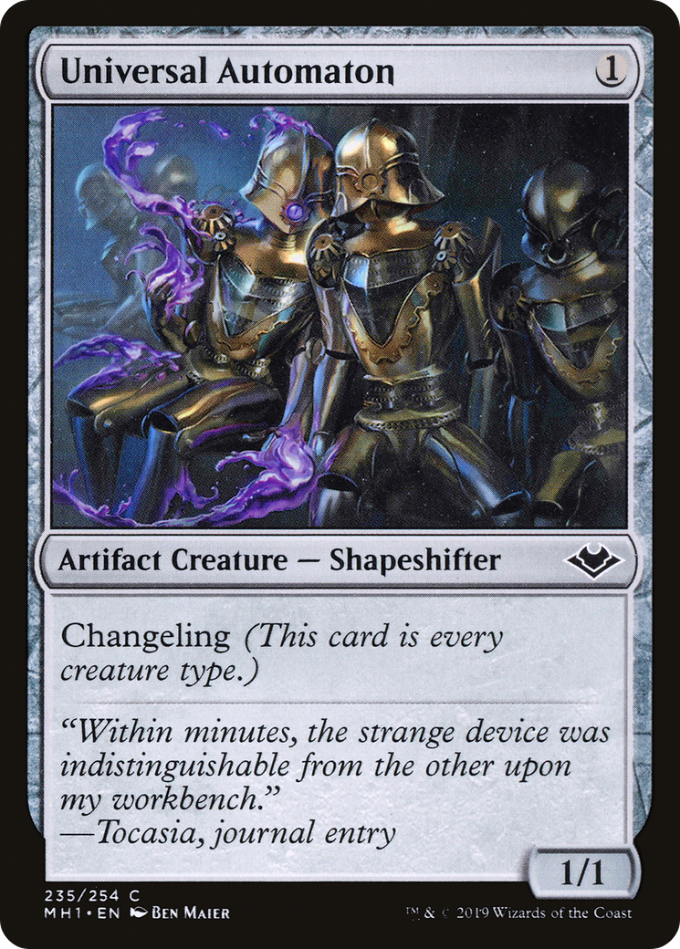 Universal Automaton (MH1-235) [Modern Horizons] Foil MTG Single Wizards of the Coast