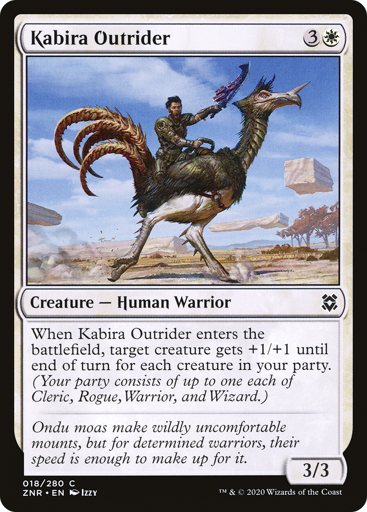 Kabira Outrider (ZNR-018) [Zendikar Rising] MTG Single Wizards of the Coast