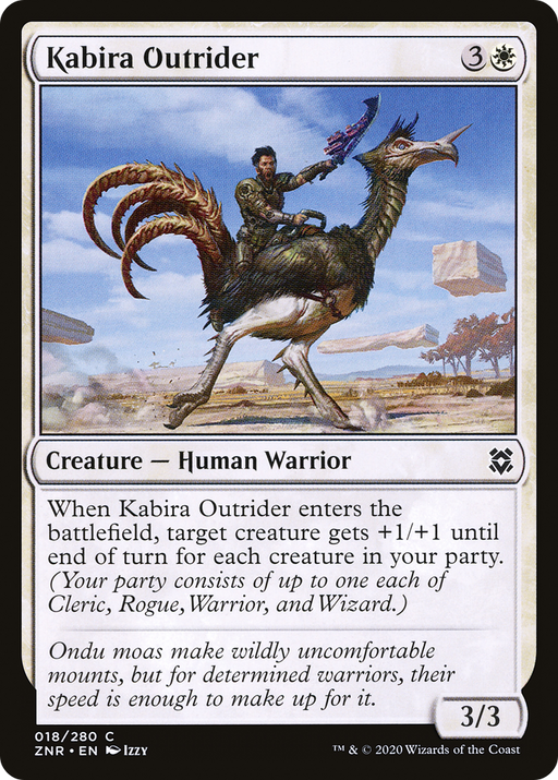 Kabira Outrider (ZNR-018) [Zendikar Rising] MTG Single Wizards of the Coast