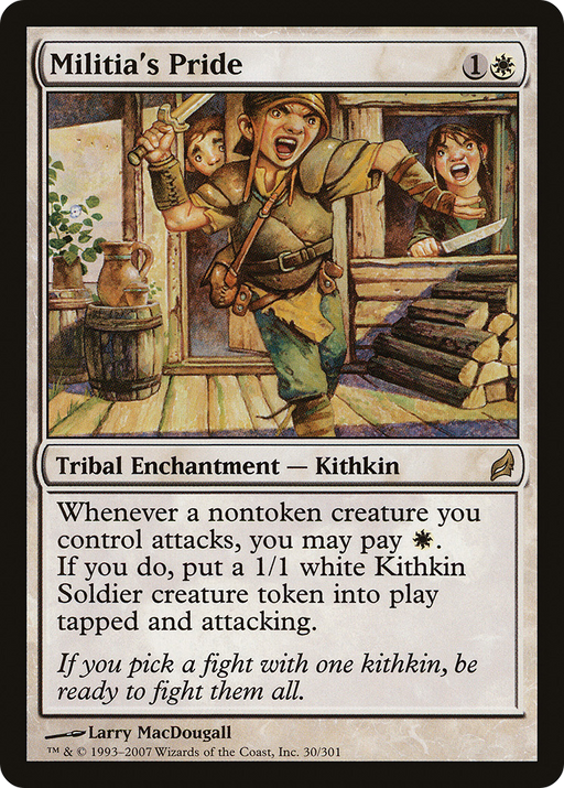 Militia's Pride (LRW-030) [Lorwyn] Foil MTG Single Wizards of the Coast