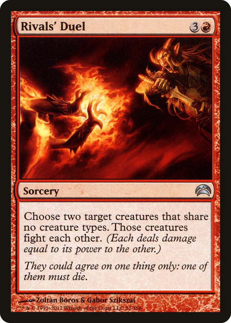 Rivals' Duel (PC2-051) [Misc] Planechase 2012 Foil MTG Single Wizards of the Coast