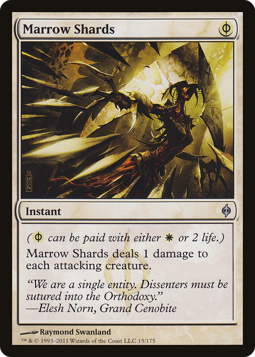 Marrow Shards (NPH-015) [New Phyrexia] MTG Single Wizards of the Coast
