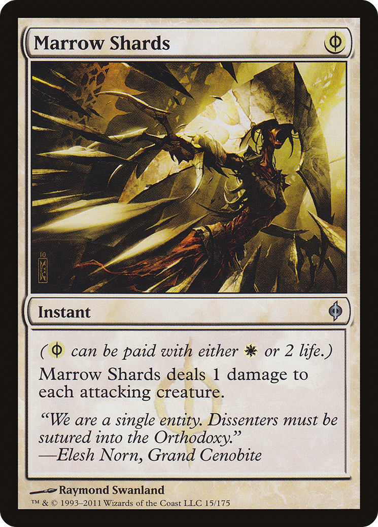 Marrow Shards (NPH-015) [New Phyrexia] Foil MTG Single Wizards of the Coast