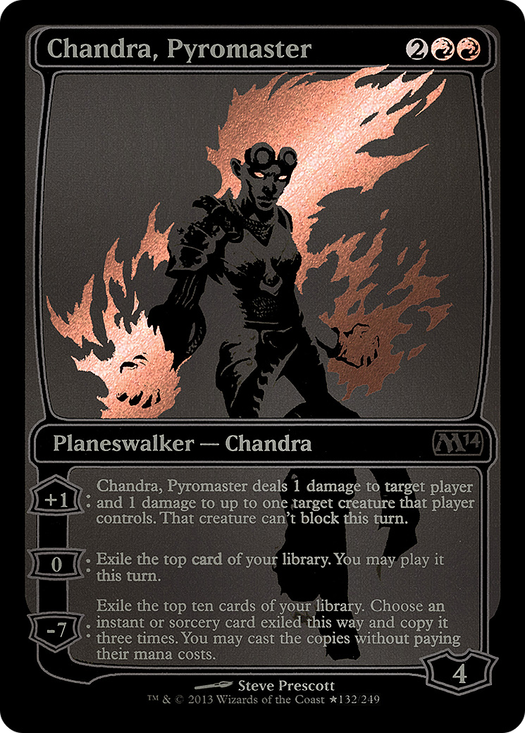 Chandra, Pyromaster (SDCC 2013 Exclusive) (MEDIA-132) [Misc] San Diego Comic-Con 2013 Foil MTG Single Wizards of the Coast