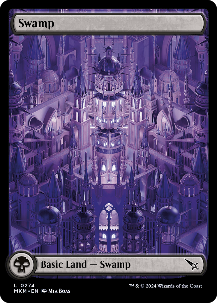 Swamp (0274) (MKM-274) [Murders at Karlov Manor] MTG Single Murders at Karlov Manor