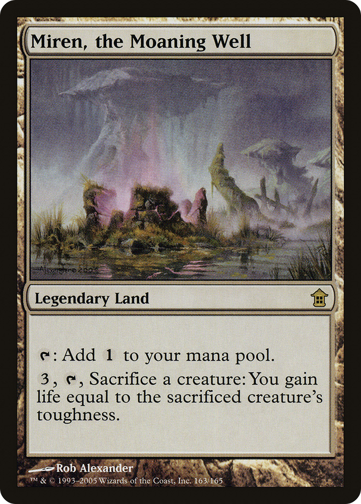 Miren, the Moaning Well (SOK-163) [Saviors of Kamigawa] MTG Single Wizards of the Coast