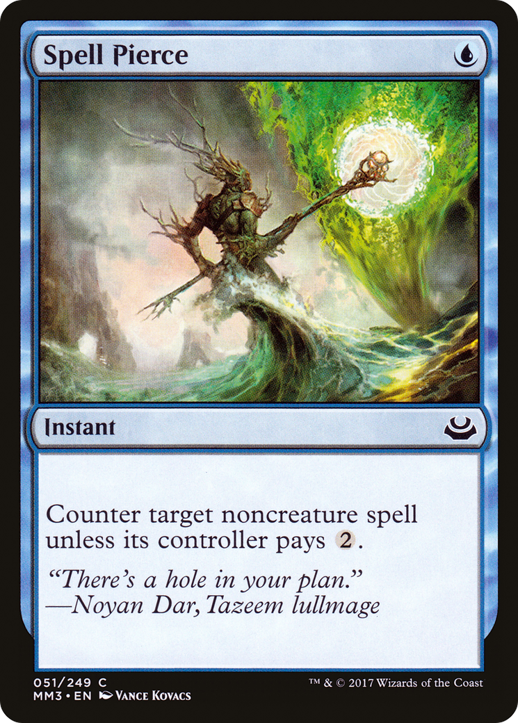 Spell Pierce (MM3-051) [Modern Masters 2017] Foil MTG Single Modern Masters 2017