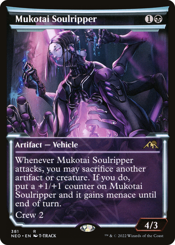 Mukotai Soulripper (NEO-381) [Kamigawa: Neon Dynasty] (Showcase) Foil MTG Single Wizards of the Coast