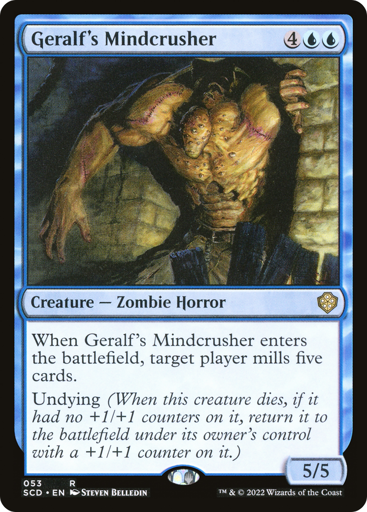 Geralf's Mindcrusher (SCD-053) [Starter Commander Decks] MTG Single Wizards of the Coast