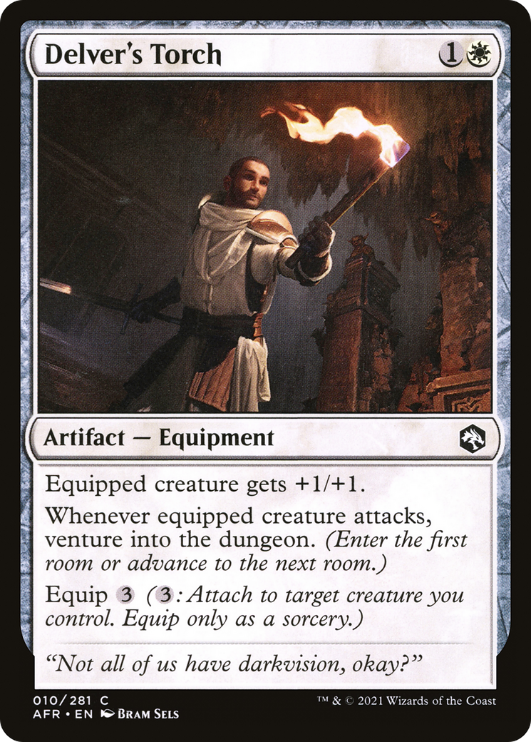 Delver's Torch (AFR-010) [Adventures in the Forgotten Realms] MTG Single Wizards of the Coast