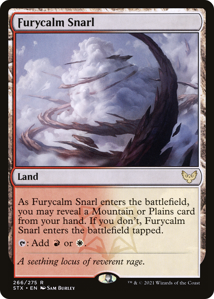 Furycalm Snarl (STX-266) [Strixhaven: School of Mages] MTG Single Wizards of the Coast